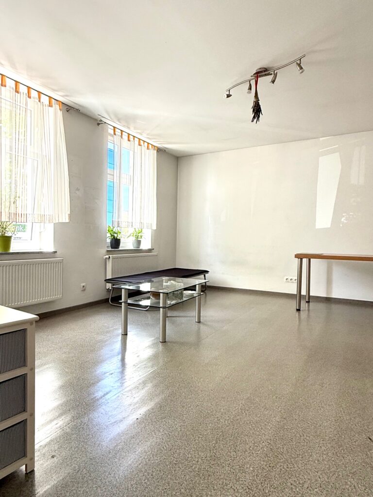 Duże mieszkanie na parterze w centrum z piwnicą i pom. gospodarczym